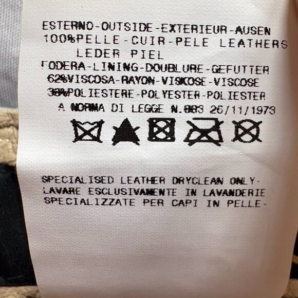 Just Cavalli Python Imprint Patent Mini Skirt Genuine Leather Sz42 US6 Authentic - Picture 12 of 15